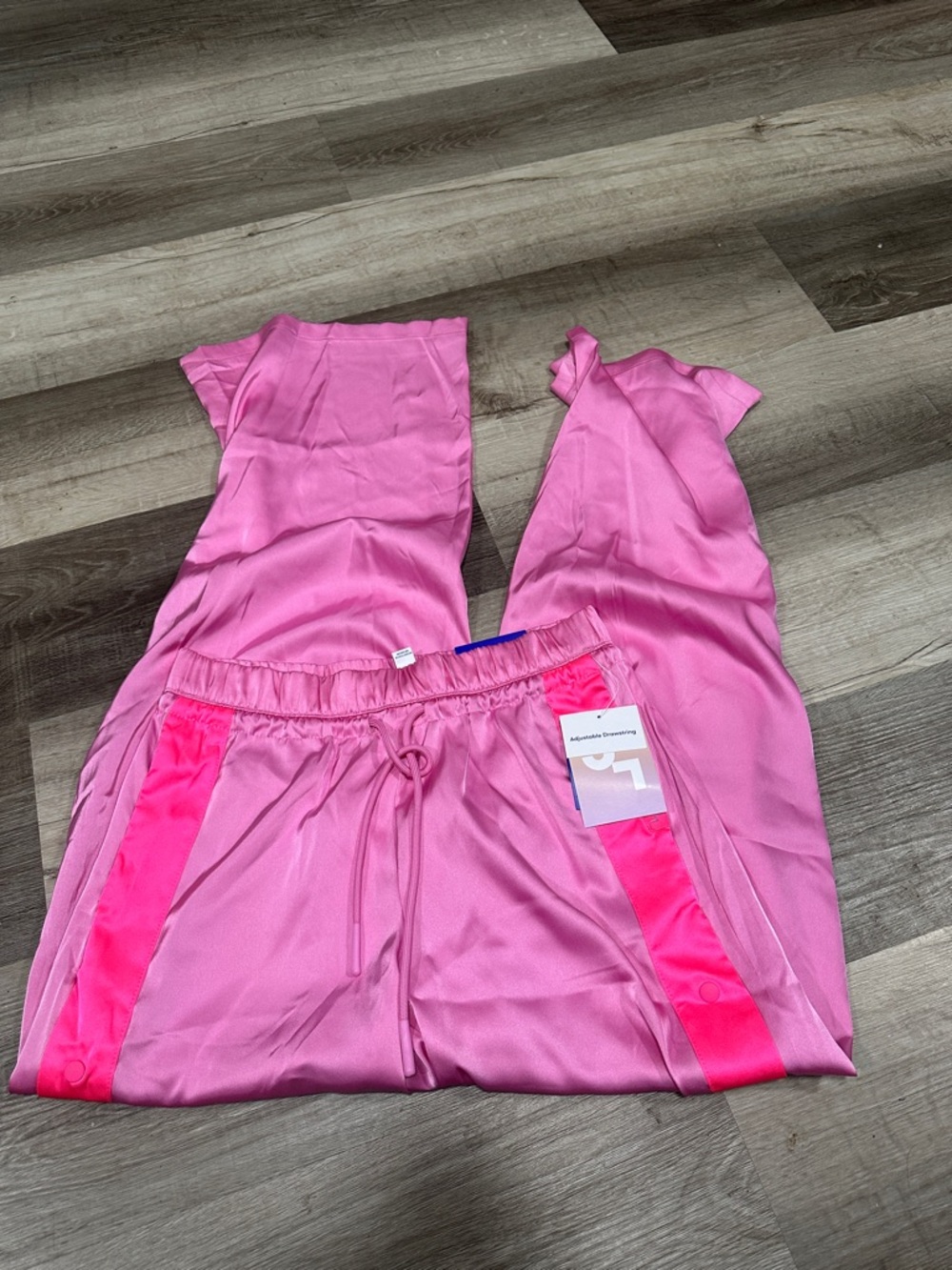 JoyLab Pink Colorblock Wide-Leg pants